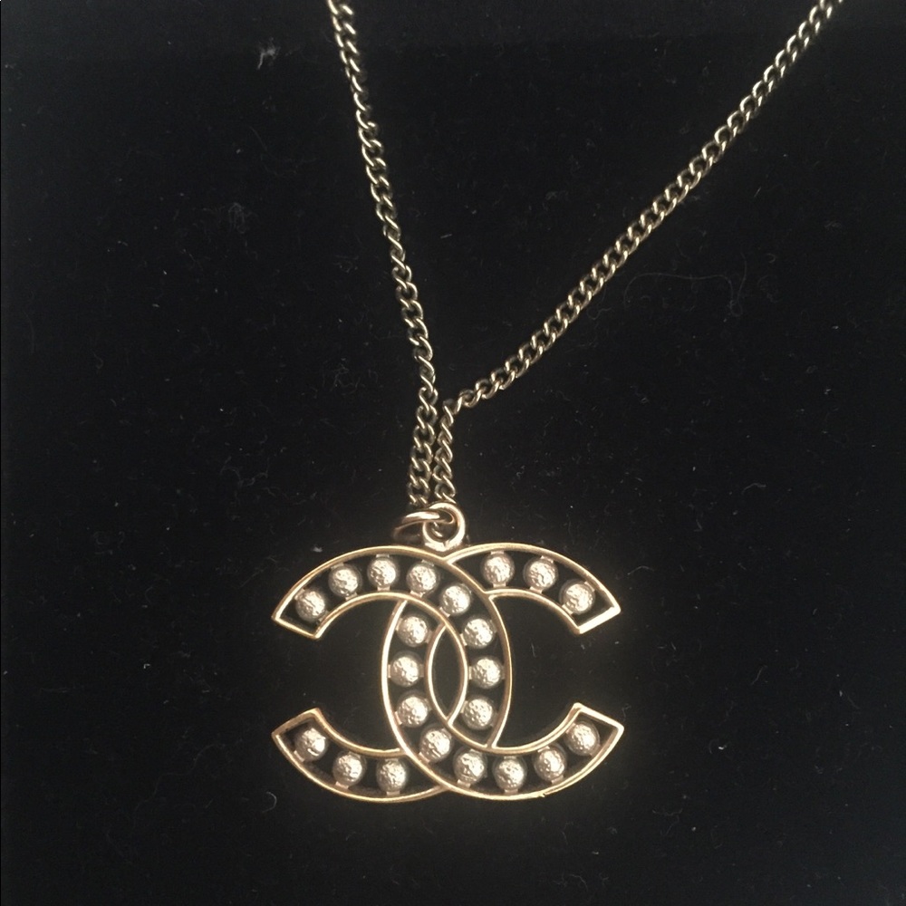 Chanel crystal & pearl